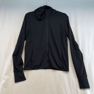 Uniqlo Long Sleeve Hood Zipup Black UV Dry Cool Women’s Small – LIKE NEW